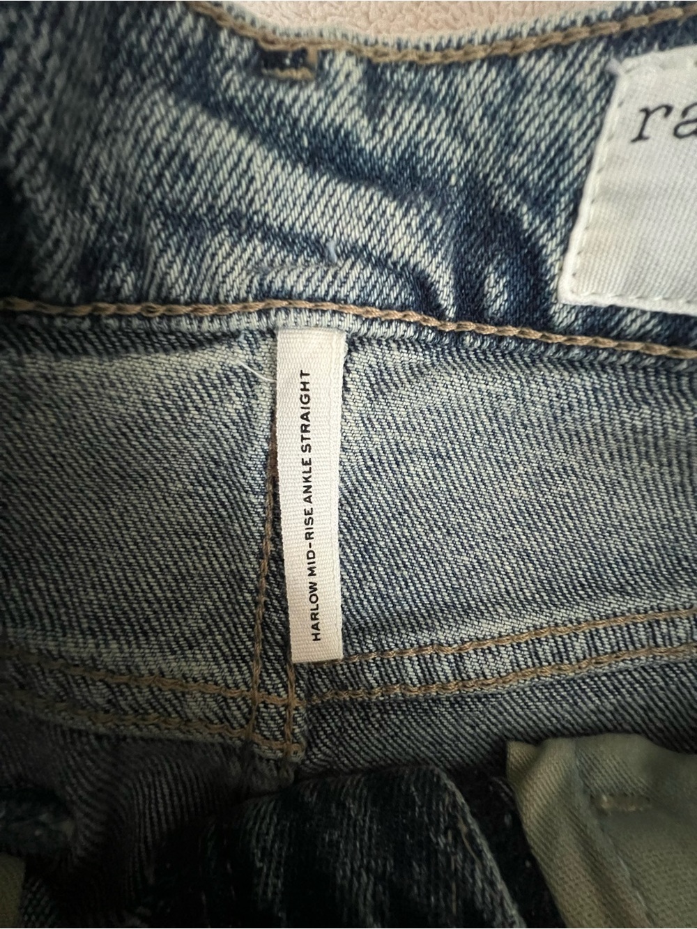 NWT rag & bone The Harlow Mid-Rise Ankle Straight Jeans - Picture 11 of 12